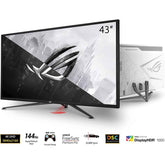 Asus Rog Strix Xg43uq 43” 4k Hdr Dsc 144hz 1ms Hdr 1000 Dci P3 90% Hdmi 2.1 Extreme Low Motion Blur Sync & Freesync™ Premium Pro